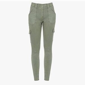 NEW SPANX Stretch Twill Ankle Cargo Pants Women’s XS Pockets Tapered Leg